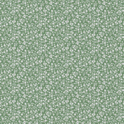 Printed Cotton SUZETTE Green / White